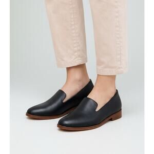 Nisolo Women’s Black Leather Loafer Flats Size 10